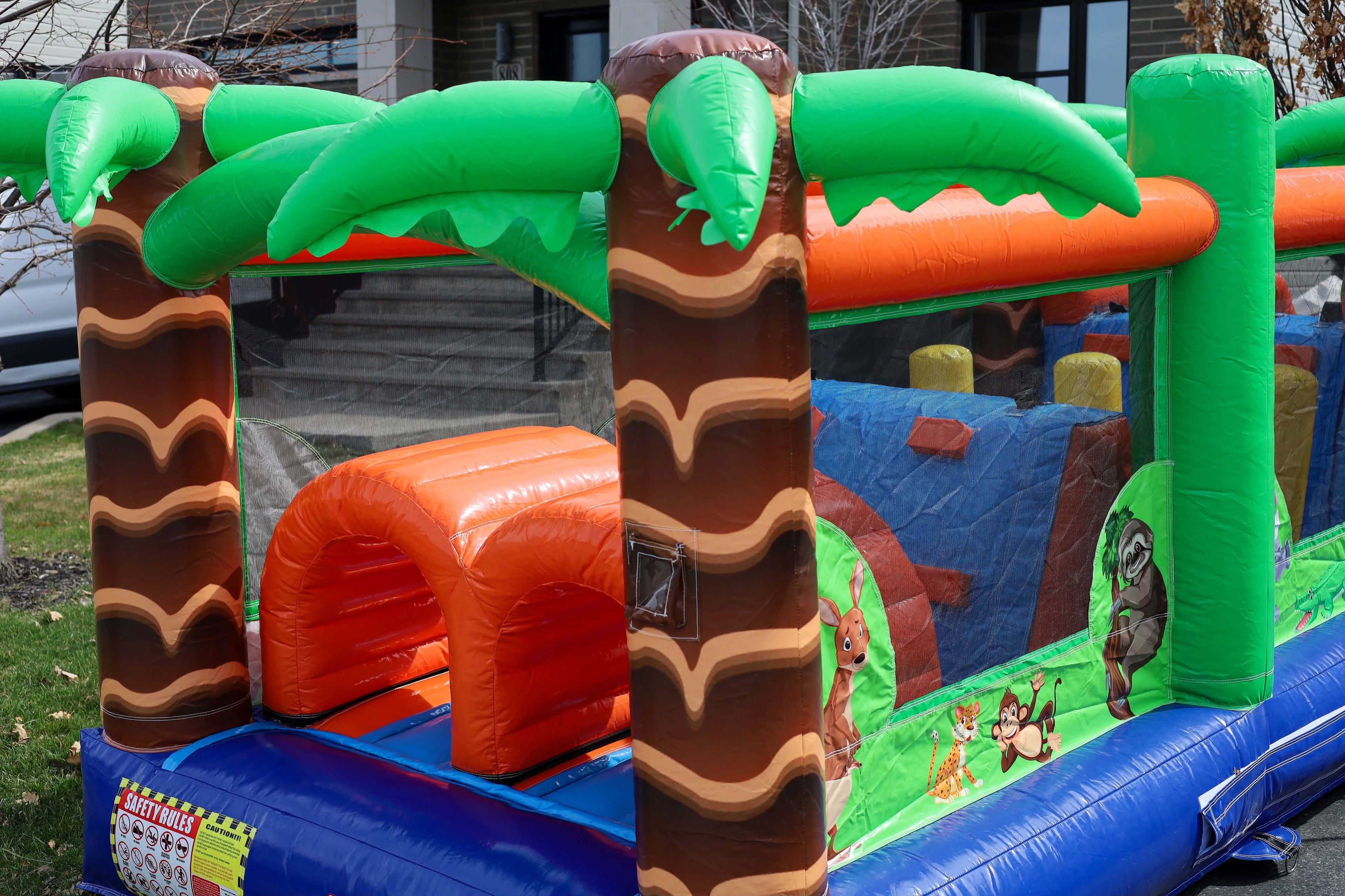Jeu gonflable – Course Tropicale